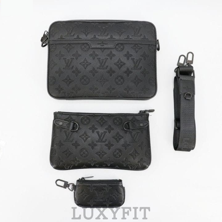 LV 루이비통 트리오 메신저 모노그램 섀도우 크로스백