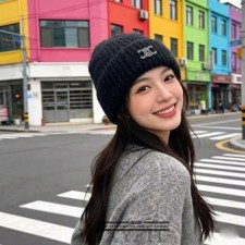 CL 셀린느 자수 비니 모자