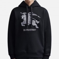 BB 버버리 자수 EKD 코튼 후드 스웨트셔츠