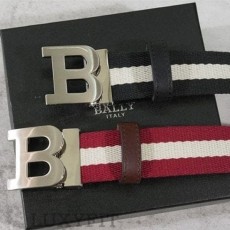 BA 발리 남성 B 로고 스프라이프 캔버스 벨트