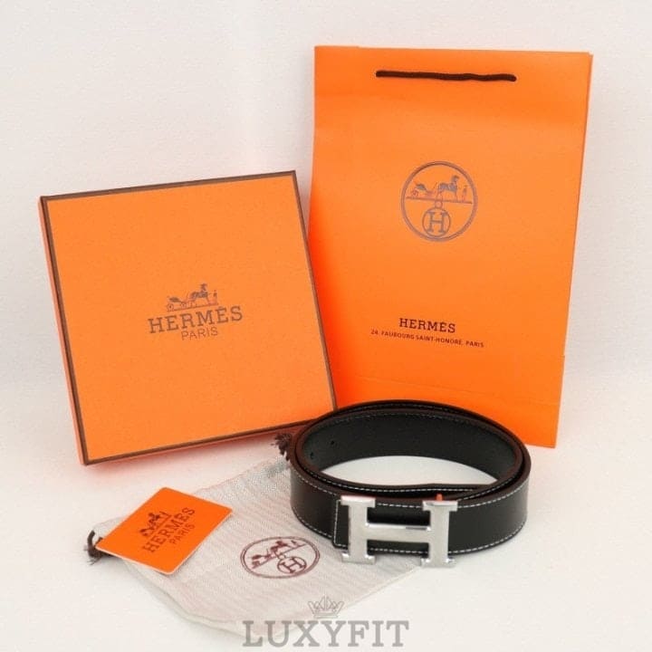 HM 에르메스 원버클 블랙 벨트
