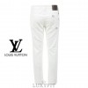 LV 루이비통 모노 자수 화이트 슬림 일자진