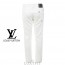 LV 루이비통 모노 자수 화이트 슬림 일자진