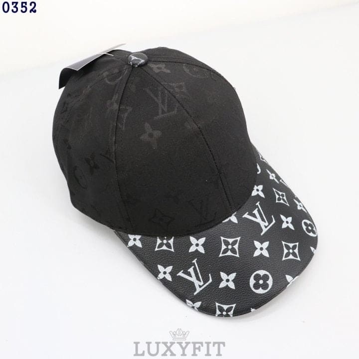 LV 루이비통 블랙 모노그램 볼캡모자