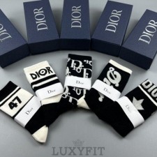 DO 디올 블랙 Set 5종 양말