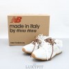 MU BL [여성] 미우미우 X 뉴발란스 콜라보 530 SL 블리치드 스니커즈