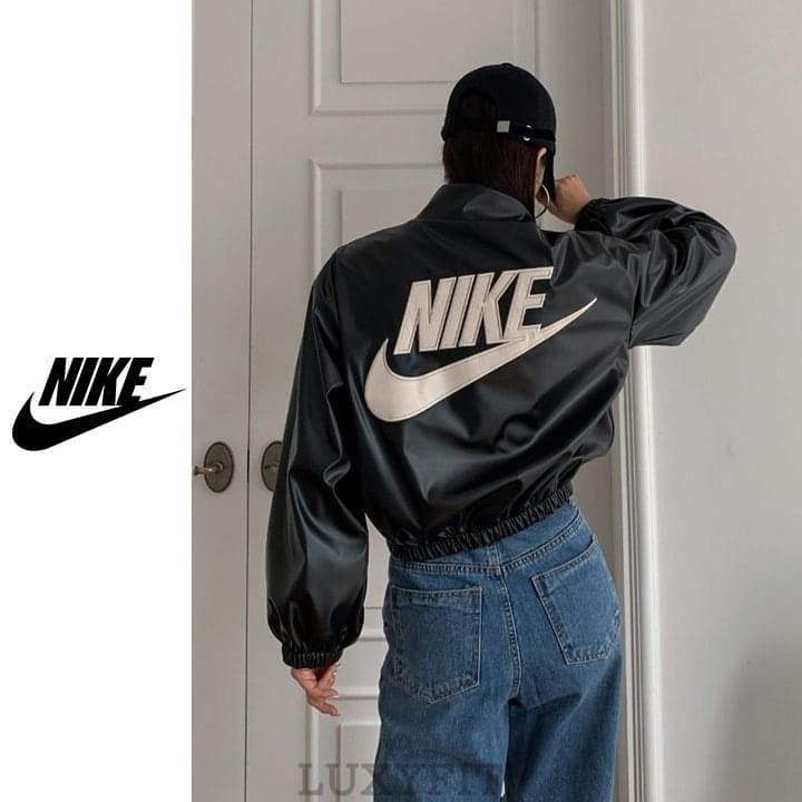 NK 나이키 백로고 실키 자켓
