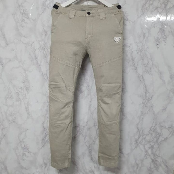 PD 프라다 절개 옆밴딩 워싱 팬츠