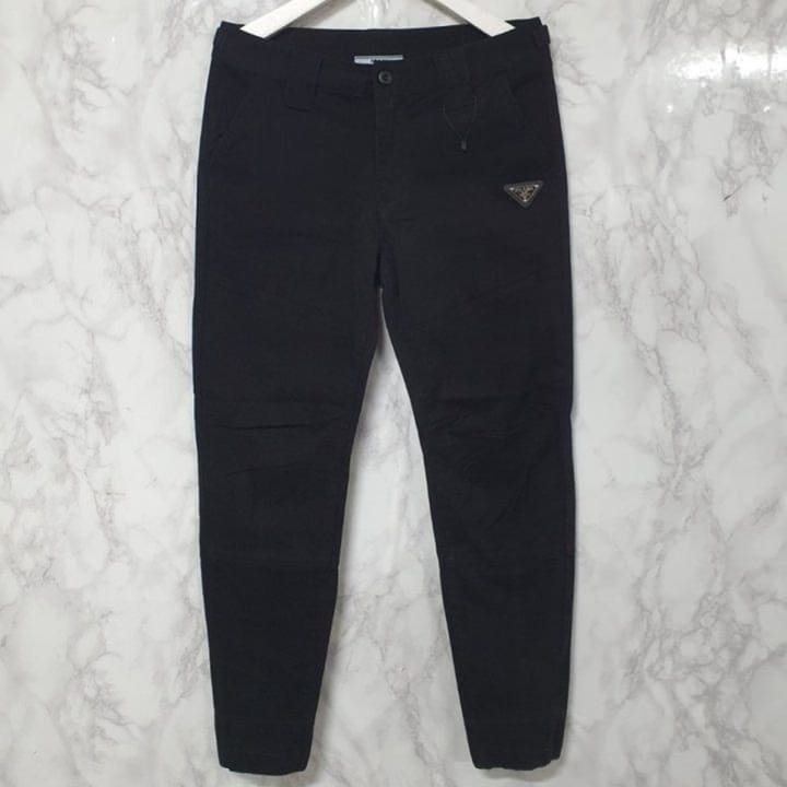 PD 프라다 절개 옆밴딩 워싱 팬츠