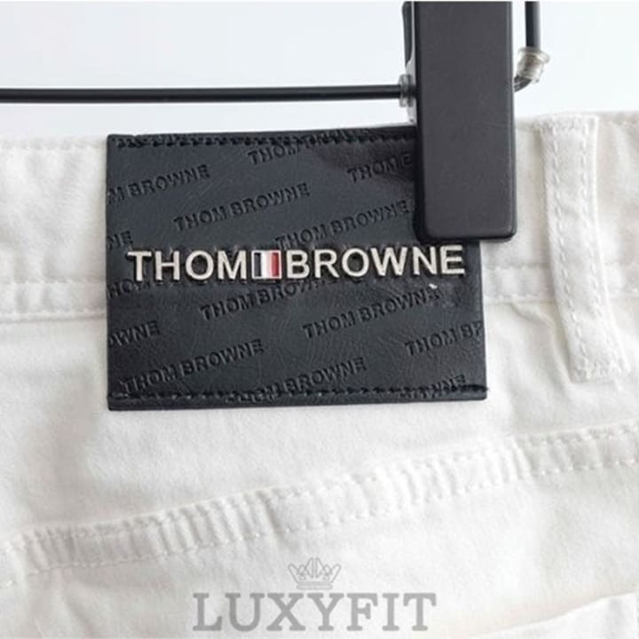 TB 톰브라운 레귤러핏 남성 코튼 팬츠