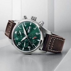 IWC 파일럿워치 그린다이얼