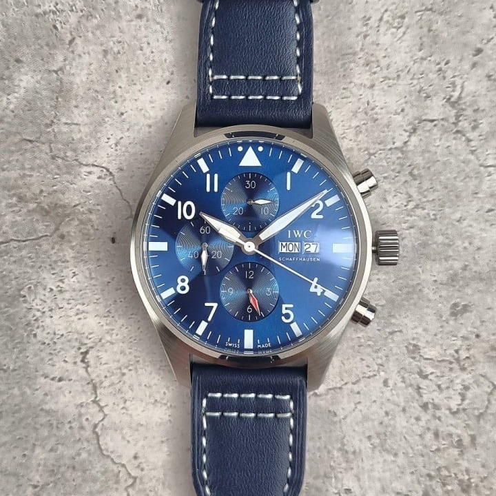 IWC 파일럿워치 블루다이얼 IW388101