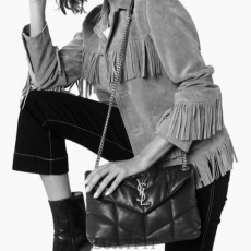 YS 생 로랑 루루푸퍼 스몰백 블랙