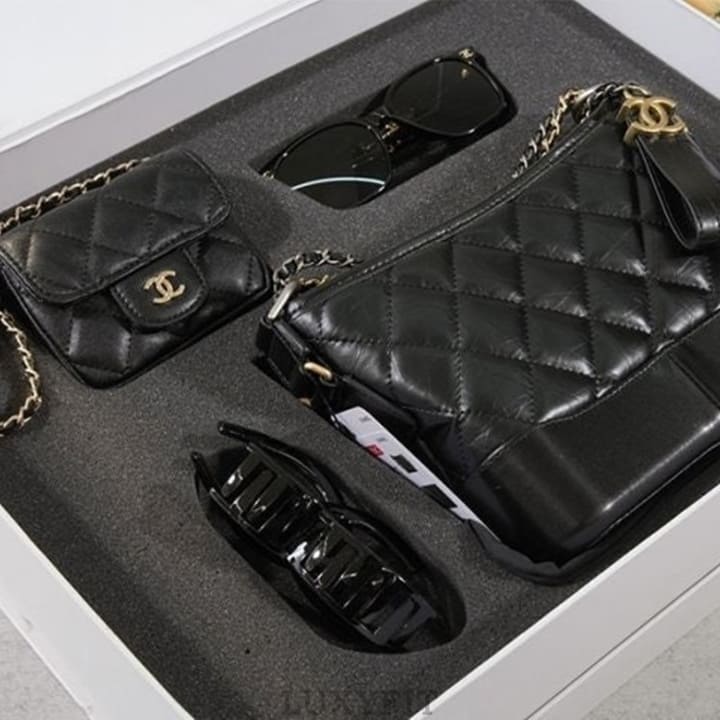 CN 샤넬 가브리엘 호보백 4종 (미니 플랩백 & 선글라스 & 집게핀)