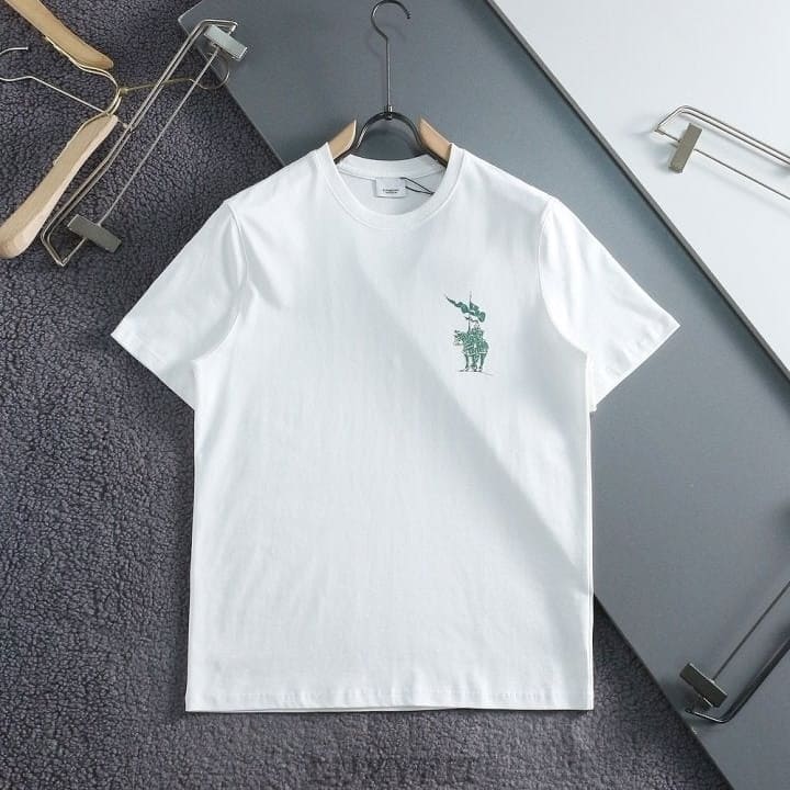 BB 버버리 기사 엠보로고 라운드 티셔츠