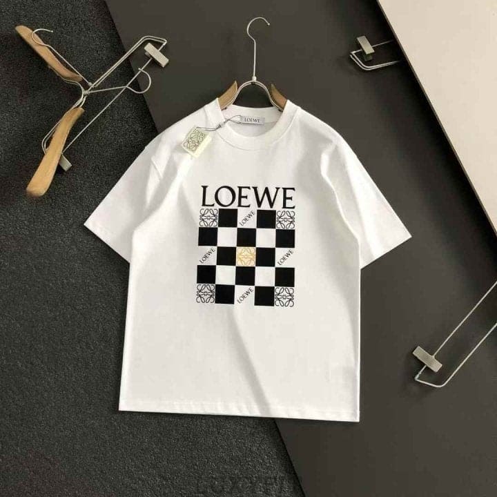 LW 로에베 자가드로고 티셔츠