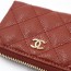 CN 샤넬 캐비어스킨 지퍼 클래식 코인지갑