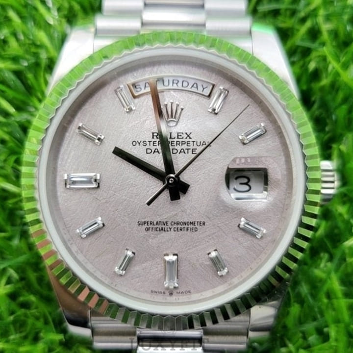 RL 롤렉스 데이데이트40mm 18K화이트골드 금통