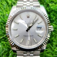 RL 롤렉스 데이저스트41 스틸 실버바 인덱스 쥬빌레