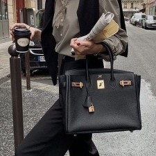 HM 에르메스 버킨백 35 블랙 금장 [고급]