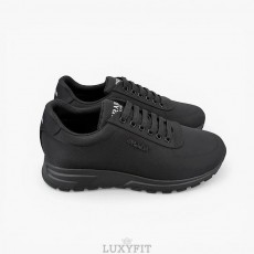 PD 프라다 클래식 이니셜로고 패브릭 스니커즈