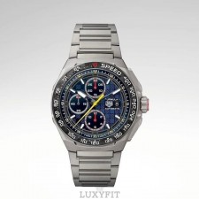 TH 태그호이어 포뮬러 1 크로노그래프 x 오라클 레드불 레이싱 오토매틱, 44 mm, 티타늄