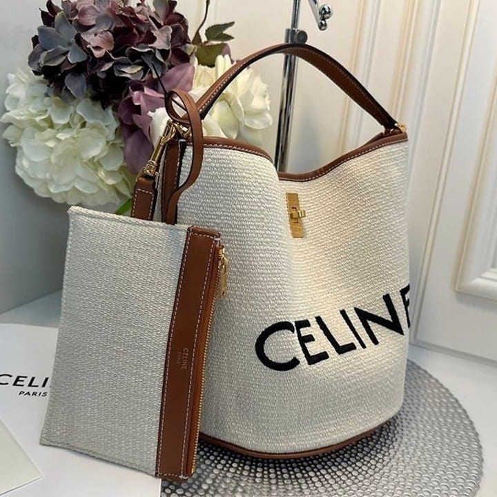 CL 셀린느 자가드 로고 16백 라지