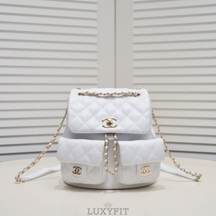 CN 샤넬 듀마백팩 화이트