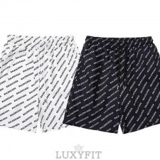 BC 발렌시아가 A 6455 올오버 로고 프린트 스윔 쇼츠