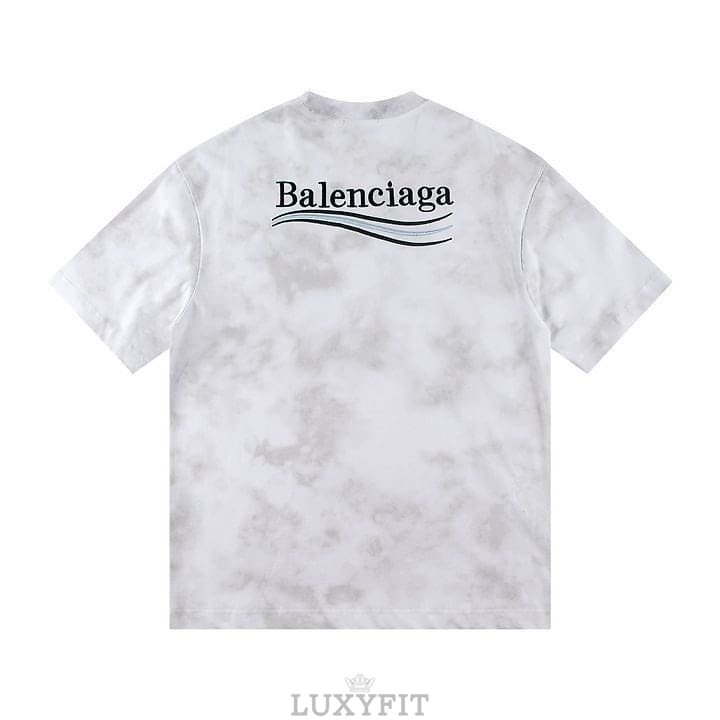 BC 발렌시아가 A 6518 폴리티컬 캠페인 타이다이 워싱 반팔