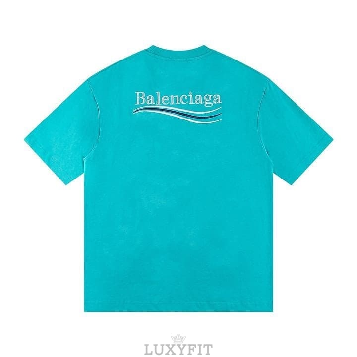 BC 발렌시아가 A 6518 폴리티컬 캠페인 타이다이 워싱 반팔