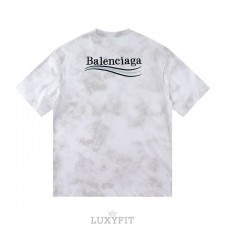 BC 발렌시아가 A 6518 폴리티컬 캠페인 타이다이 워싱 반팔