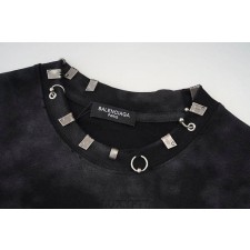 BC 발렌시아가 A 6519 피어싱 타이다이 구제 워싱 반팔