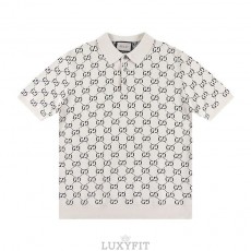 GC 구찌  A 6390 GG 자카드 니트 반팔