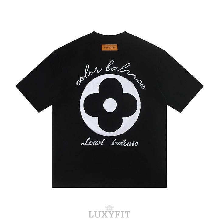 LV 루이비통 A 6433 1854 그래픽 로고 반팔