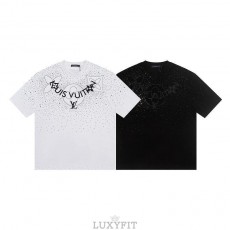 LV 루이비통 A 6550 크리스탈 모노그램 플라워 로고 반팔