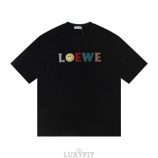 LW 로에베 A 6555 스마일 핸들 자수 로고 반팔