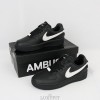 NK AB  나이키 X 엠부쉬 에어포스 로우1 스니커즈 로우탑 블랙