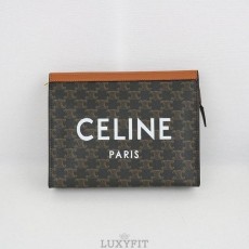 CL 셀린느 트리오페 스펠링로고 파우치 클러치백