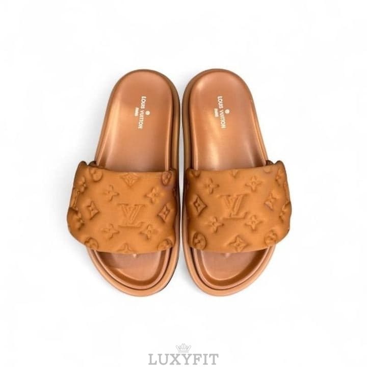 LV 루이비통 엠보로고 뮬 모노그램