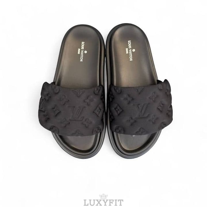 LV 루이비통 엠보로고 뮬 모노그램