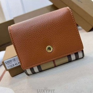 BB 버버리 스몰 빈티지 체크 랜카스터 3단 지갑