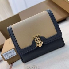 BB 버버리 TB 로고 콤팩트 3단 지갑