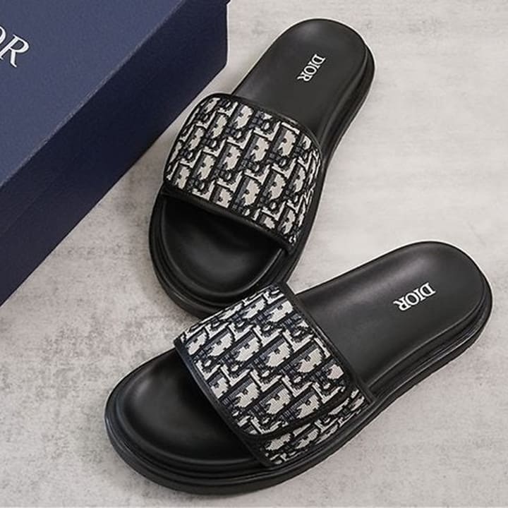 DO 디올 아쿠아 샌들 오블리크 자카드