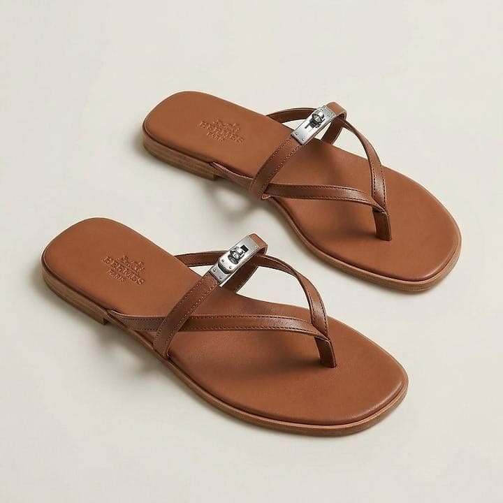 HM 에르메스 켈리 미스 샌들 (램스킨)