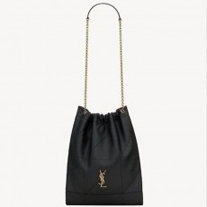 YS 생 로랑 제이미 포숑 체인 숄더백 781666 램스킨 블랙