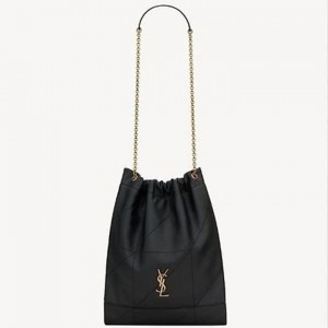 YS 생 로랑 제이미 포숑 체인 숄더백 781666 램스킨 블랙