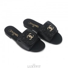 CN 샤넬 턴락 슬리퍼