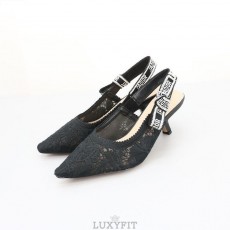 DO 디올 시스루 메시 슬링백 펌프스