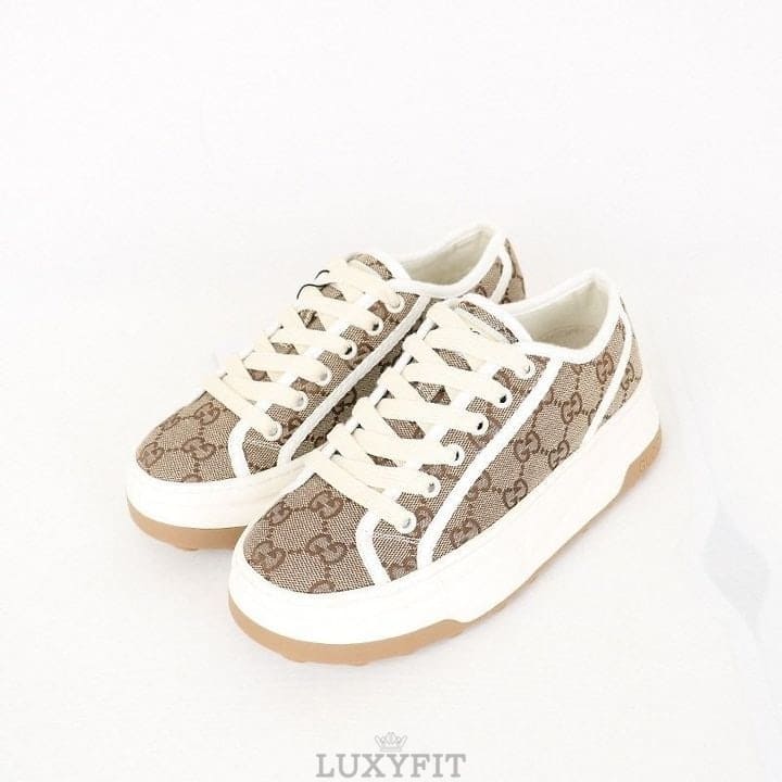 GC 구찌 GG 캔버스 로우탑 스니커즈